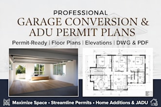 convert your garage into an adu with city permit ready plans