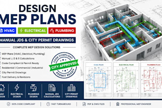 design hvac systems, manual jds calculations, duct layouts and revit mep bim
