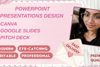 design professional powerpoint and canva presentations