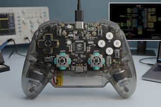 design custom game controller pcb and embedded firmware