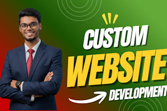 develop a custom frontend and backend website with deployment