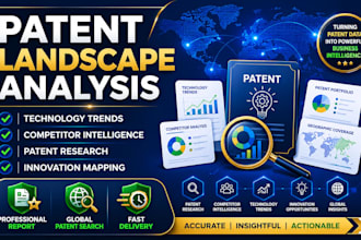 conduct patent landscape analysis technology trends