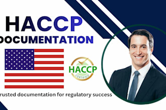 prepare food safety documentation, gmp and sop procedures for your business
