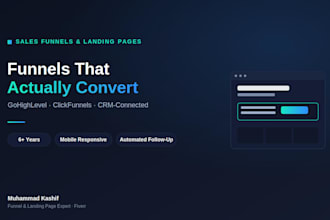 build your sales funnel in gohighlevel and clickfunnels