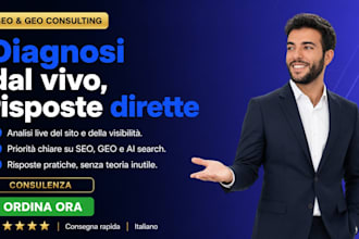 be your SEO and GEO consultant for ai search strategy
