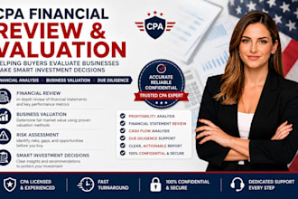 help buyers evaluate businesses with CPA financial review and valuation