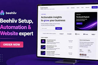 setup beehiiv ai automation beehiiv newsletter beehiiv website and community