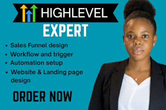 setup and manage gohighlevel website, emails SMS automation sales funnel expert