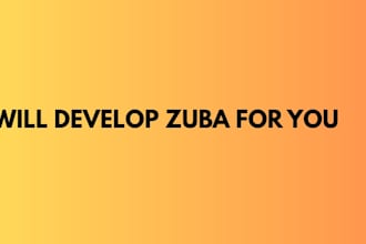 make zuba development and creation for you