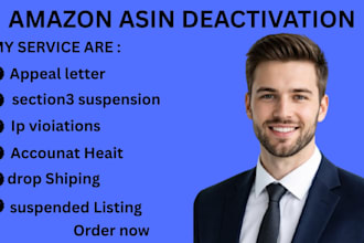 help fix amazon section 3 suspension, listing issues