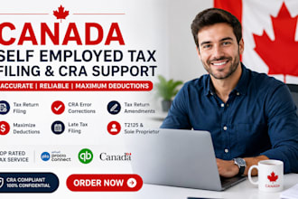 file canada self employed tax returns, fix cra errors and maximize deductions