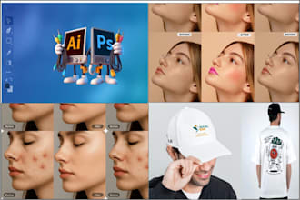 design professional logo, retouch and enhancement product photo editing