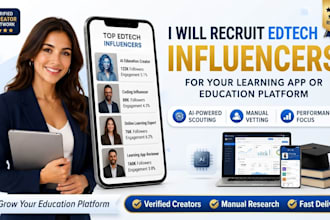recruit edtech influencers for your learning app or education platform