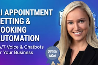 build ai booking assistant, CRM integration, and make automation