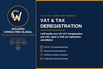 uk vat deregistration USA spain uae tax registration cancellation