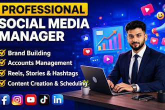 be your social media manager, content creator and VA