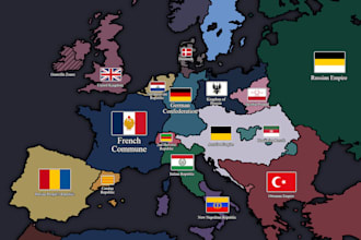 create an alternate history map for you