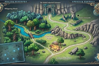 create custom dnd maps, battlemaps, and fantasy world maps