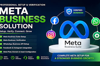 setup meta business suite verify business manager or whatsapp business api