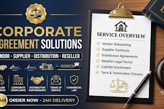 draft vendor supplier distribution reseller and manufacturing agreement