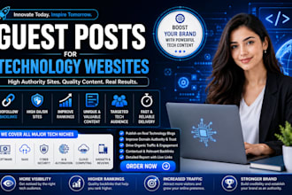 do technology guest posting on high da authority websites for SEO