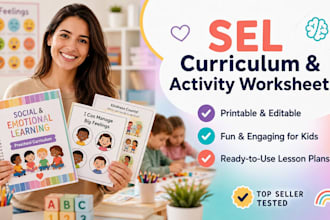 build educational sel curriculum, social emotional learning worksheets for kids
