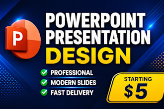design professional powerpoint presentations and PPT slides