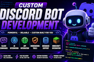 develop a custom discord bot for your server