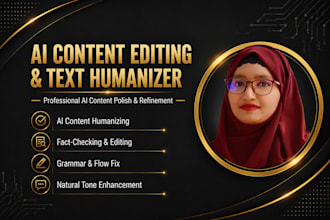 edit, proofread and humanize your ai generated content