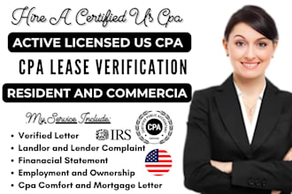 draft cpa lease verification letter for commercial residential commercial rent