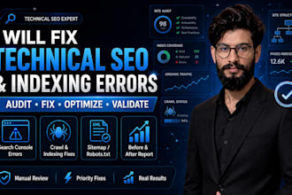 optimize technical SEO and google indexing errors