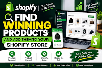 find winning products and add them to your shopify store