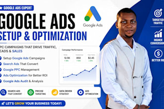 setup google ads adwords PPC campaign search ads as ads expert manager