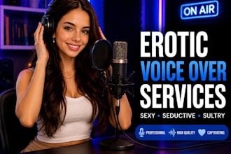 voice sensual erotic nsfw sfw cute anime voiceover for asmr video game narration