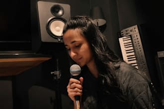 record arabic female voice over, turkish vocalist, pop, custom song, songwriter