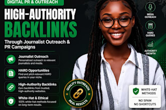build high authority backlinks with digital PR