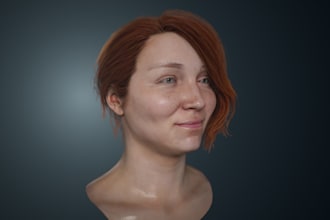create realistic metahuman unreal engine and xgen hair groom 3d hair