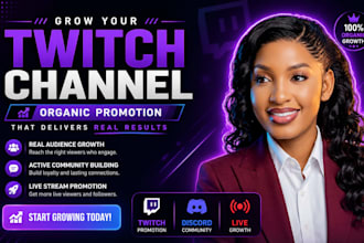 professionally promote your twitch channel to reach real viewers