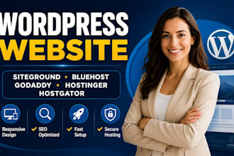 do wordpress website on siteground bluehost godaddy hostinger hostgator