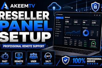setup and configure your reseller panel professionally