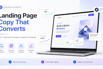write high converting landing page copy