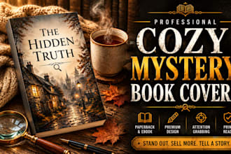 professionelles buchcover fur cozy mystery romane