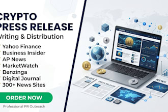 write crypto press release article, crypto press release distribution