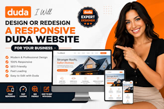 design or redesign a responsive duda website for your business