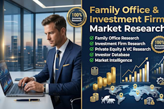 conduct family office and investment firm market research