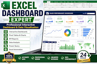 create a professional interactive excel dashboard