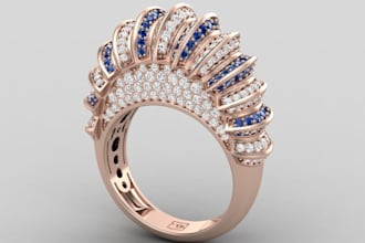 do 3d jewelry design, jewelry cad design, stl, 3dm and realistic rendering