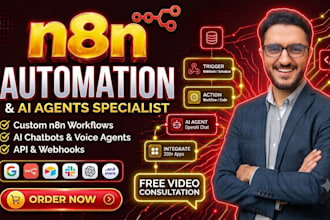 be your n8n automation specialist for custom n8n workflows