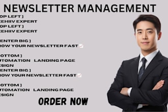 setup beehiiv newsletter website landing page automation system growth expert