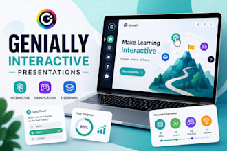 create an interactive genially presentation for e learning and gamification